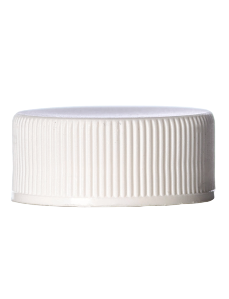 Bouchon blanc côtelé 24/400
